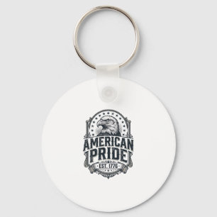 Chaveiro Camisa Patriótica Águia Orgulho Americano Vintage 
