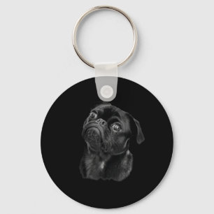 Chaveiro Camisa Pug Para Mãe e Pai de Cachorro Engraçado Pu