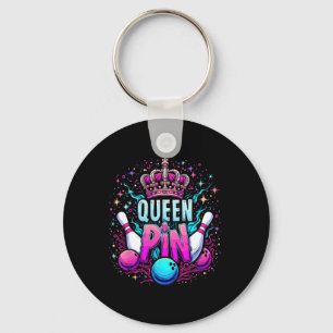 Chaveiro Camisa Queen Pin Bowl League Para Boliche