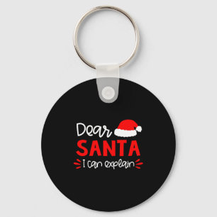Chaveiro Camisa Querido Papai Noel Roupas de Natal Família