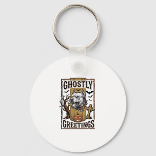 Chaveiro Camisa Saudações Fantasmagóricas Gravura Vintage H