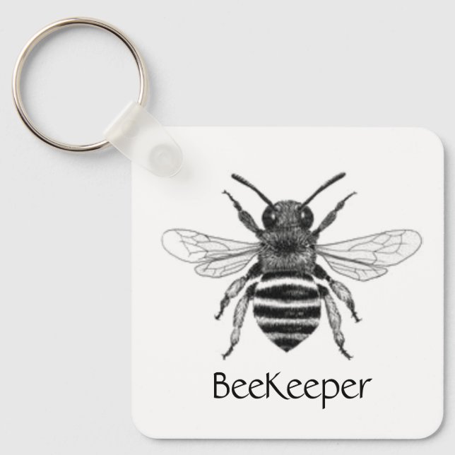 Chaveiro Camisa-T feminina - BeeKeeper (Frente)