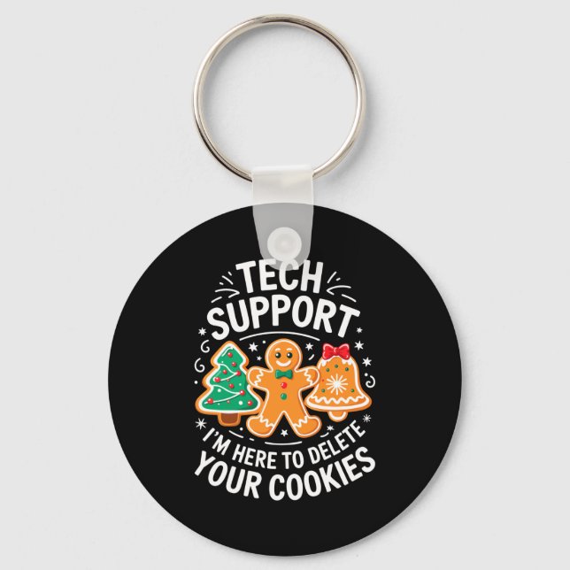 Chaveiro Camisa Tech Suprt Estou Aqui Para Excluir Seus Coo (Frente)