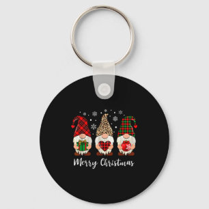 Chaveiro Camisa Três Gnomos Para Mulheres Feliz Natal Búfal