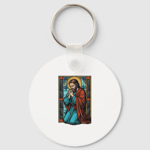 Chaveiro Camisa Vetorial Figura Religiosa Orando Vintage De