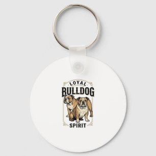 Chaveiro Camisa Vintage Bulldog Camiseta de Gravura de Bull
