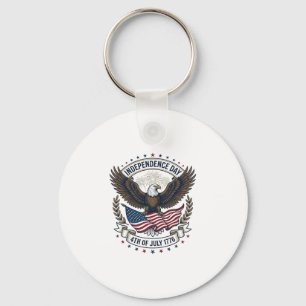 Chaveiro Camisa Vintage Dia da Independência Águia Bandeira
