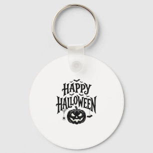 Chaveiro Camisa Vintage Feliz Halloween Abóbora Morcego Des
