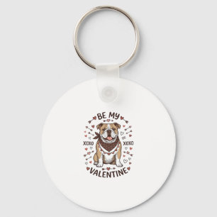 Chaveiro Camisa Vintage Valentine Bulldog XOXO Design_1