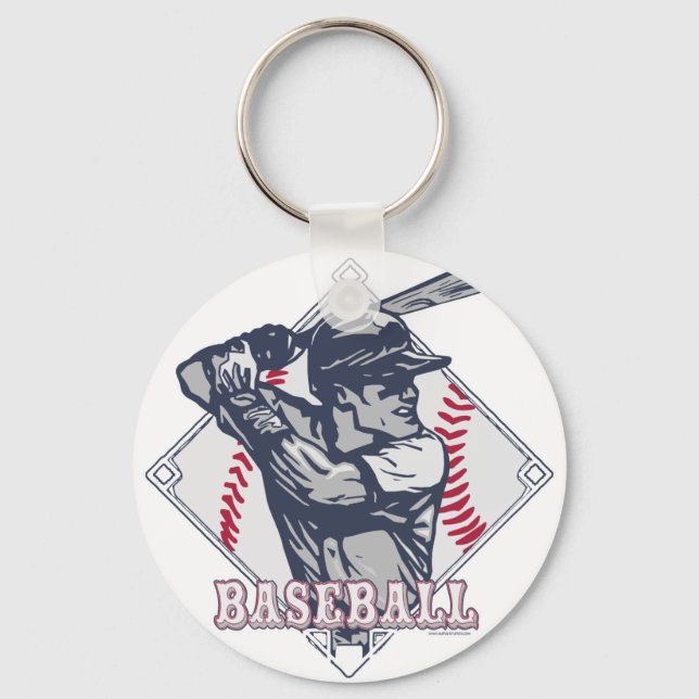 Chaveiro Camisas de basebol retrorreflectoras e itens de pr (Frente)