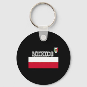 Chaveiro Camisas de futebol mexicanas verdes bandeira Kits