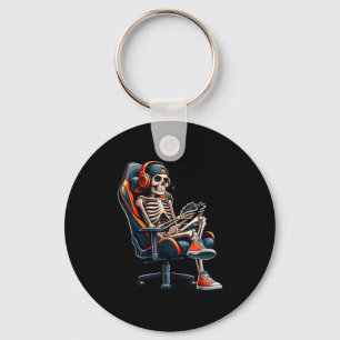 Chaveiro Camisas de Halloween Esqueleto Gamer Vídeo Jogos M