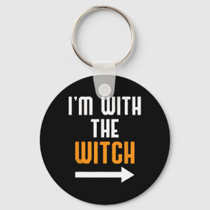 Chaveiro Camisas de Halloween para homens. Estou com a Brux