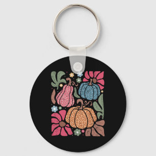 Chaveiro Camisas De Queda Mulheres Vintage Pumpkin Autumn G