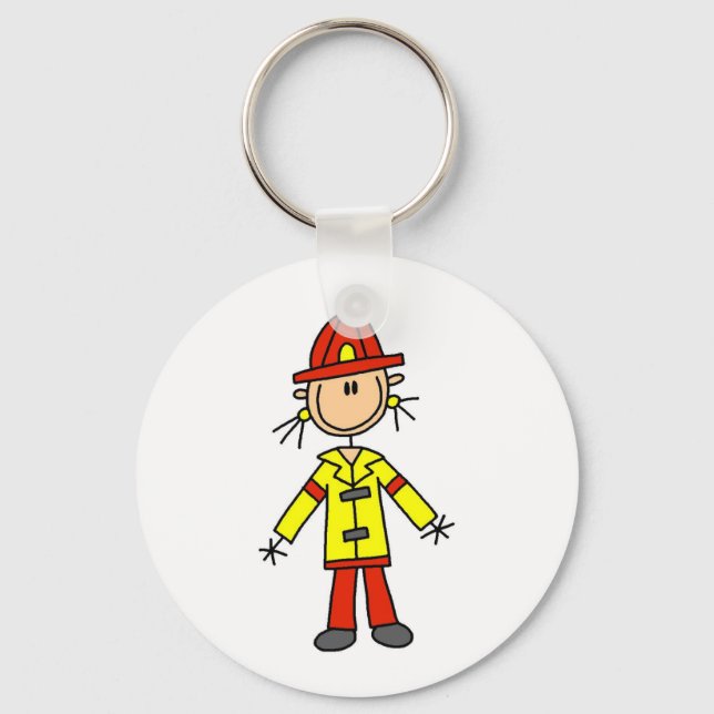 Chaveiro Camisas e Presentes de Bombeiro em Formato de Pali (Frente)