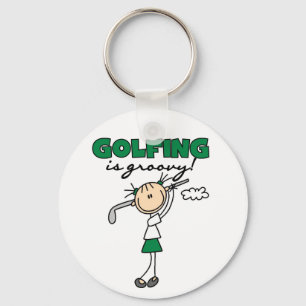 Chaveiro Camisas e Presentes Golfing é Groovy