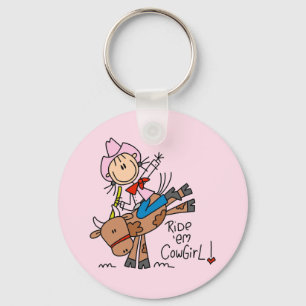 Chaveiro Camisas e Presentes Ride Em Cowgirl