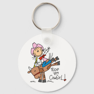 Chaveiro Camisas e Presentes Ride Em Cowgirl