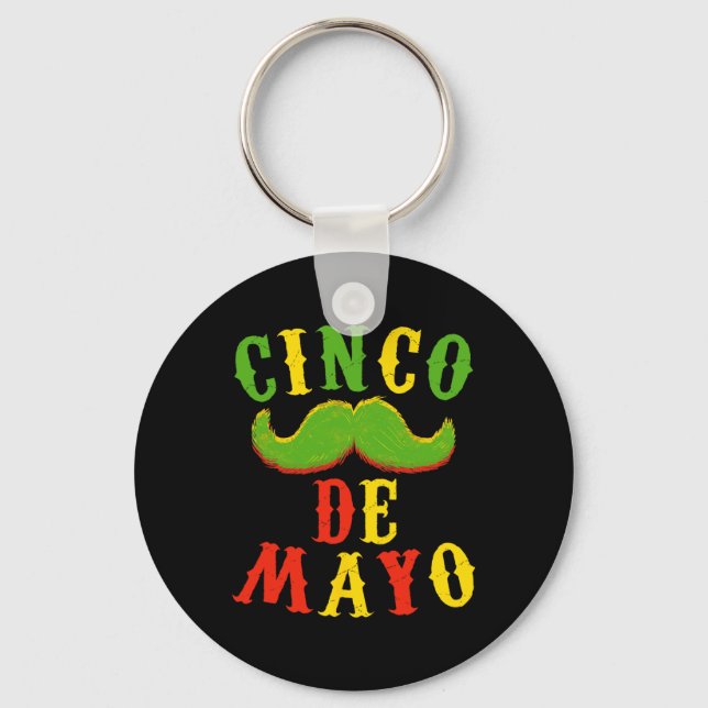 Chaveiro Camisas engraçadas para festa de Cinco De Mayo Cam (Frente)