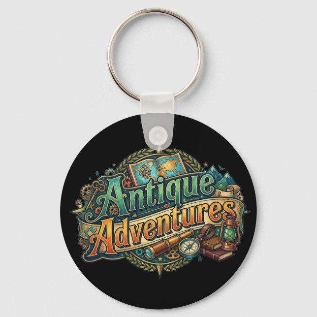 Chaveiro Camisas Gráficas Antique Adventures – Explorador V (Frente)