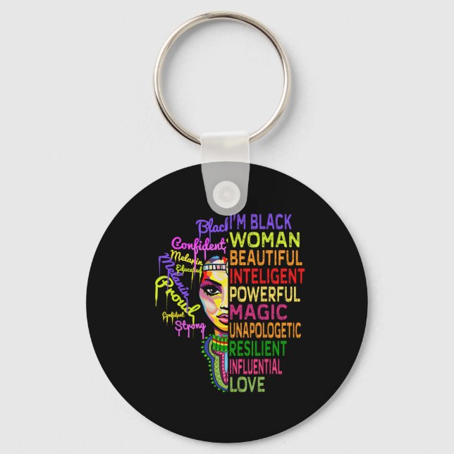 Chaveiro Camisas Juneteenth Mulheres Mês da História Black  (Frente)