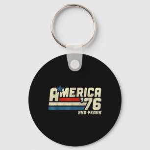 Chaveiro Camiseta 250º Aniversário EUA América Retro 250