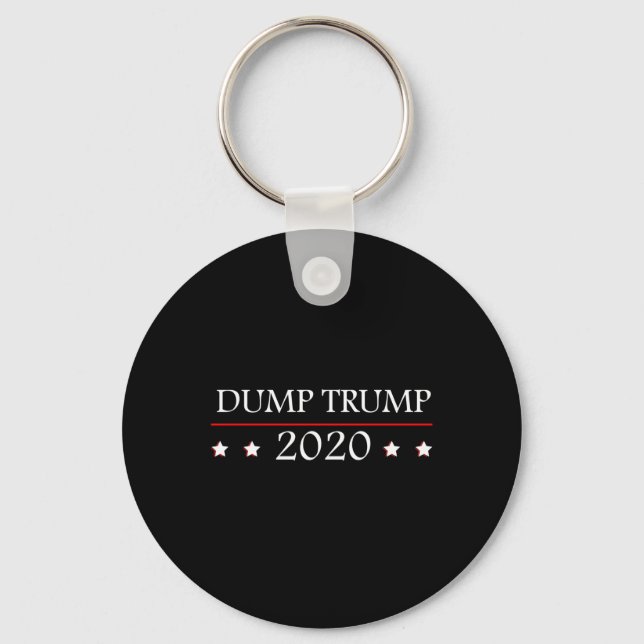 Chaveiro Camiseta Anti-Presidente Dump Trump (Frente)