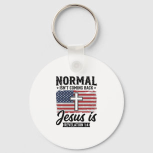 Chaveiro Camiseta Apocalipse Jesus Normal Não Está Voltando