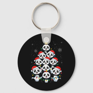 Chaveiro Camiseta Árvore de Natal Panda do Amor