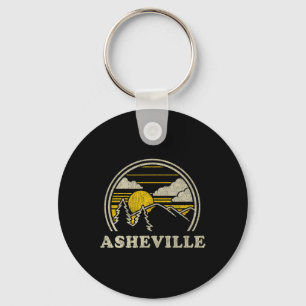Chaveiro Camiseta Asheville Carolina do Norte Nc Vintage Ca