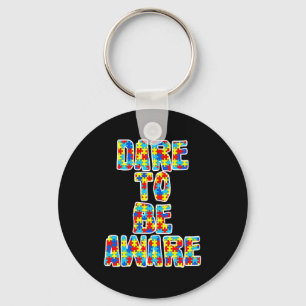 Chaveiro Camiseta Autismo Consciência Ouse Estar Ciente Do