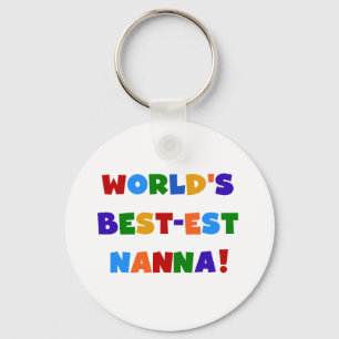 Chaveiro Camiseta brilhante do Melhor-est Nanna das cores