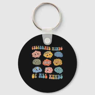 Chaveiro Camiseta Celebrando Mentes De Todos os Tipos Neuro
