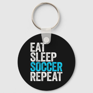Chaveiro Camiseta Comer Dormir Futebol Repetir Homens Mulhe