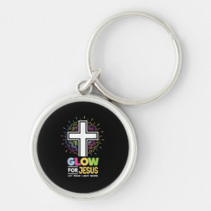 Chaveiro Camiseta Cruz Cristã Brilha para Jesus Bíblico