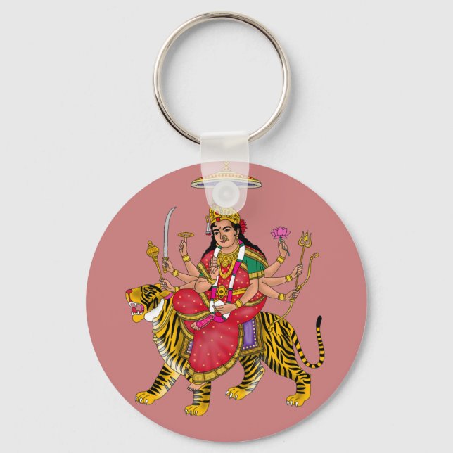 Chaveiro Camiseta da Deusa Durga (Frente)