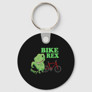 Chaveiro Camiseta de Ciclismo de Montanha T-rex Fofo. Dinos