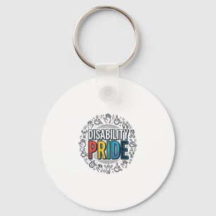Chaveiro Camiseta de Conscientização Inclusiva Orgulho da D