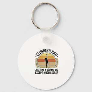 Chaveiro Camiseta de Escalada Vintage Climbing Dad Design_1