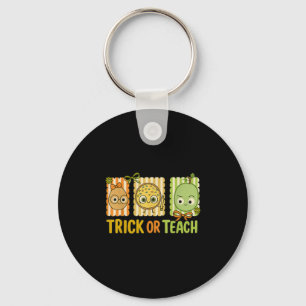 Chaveiro Camiseta de Fantasia de Halloween 'Trick Or Teach,