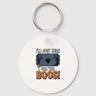 Chaveiro Camiseta de Fantasma Vintage de Boos de Halloween
