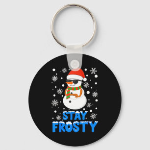 Chaveiro Camiseta de Natal Engraçada Boneco de Neve Feminin