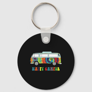 Chaveiro Camiseta de Ônibus Vintage Hippie Pequeno Camper E