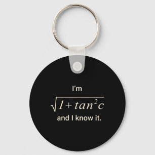 Chaveiro Camiseta de Piada de Matemática Divertida – Eu sou