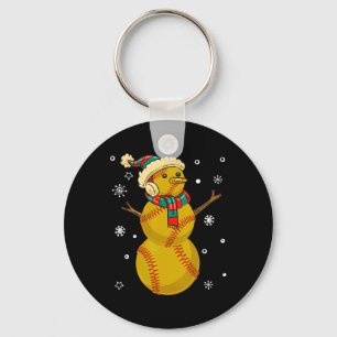 Chaveiro Camiseta de Presente de Natal de Boneco de Neve de