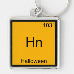 Chaveiro Camiseta de Química Meme Divertido de Halloween Hn