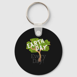 Chaveiro Camiseta Dia da Terra Todos os Dias Vá Verde Salve