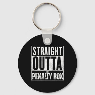 Chaveiro Camiseta Divertida de Hockey - Saindo Direto da Ca