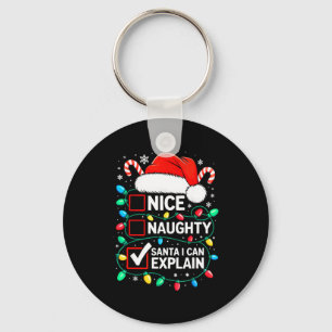 Chaveiro Camiseta Divertida Natal Papai Noel Malvado Posso 