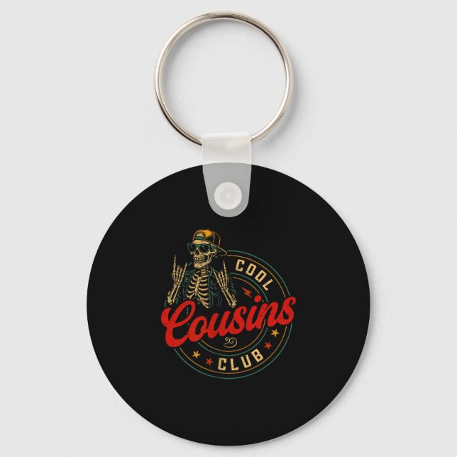 Chaveiro Camiseta do Clube de Primos Divertidos e Legais Eq (Frente)